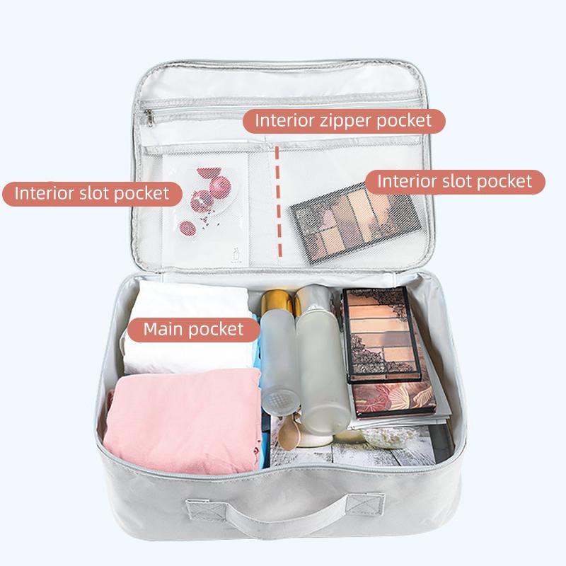 Cartoon Travel Bag Large-capacity Cosmetic Clothing Storage Bag Cute Cartoon Printing Wear-resistant Portable Outdoor Travel Bag