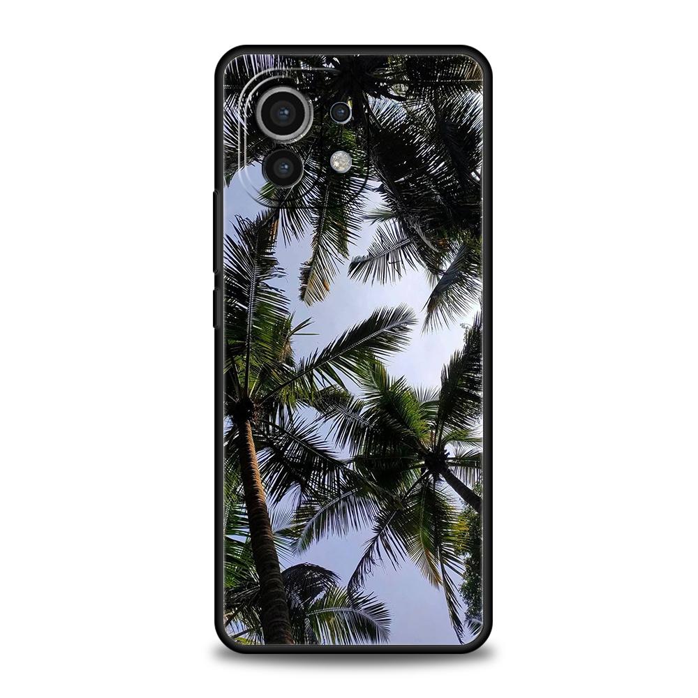 

Чехол-бампер с узором кокосовой пальмы для Xiaomi Poco F6 F5 F4 F3 X6 X5 X4 X3 NFC M5 M4 M3 C51 C50 C55 GT 5G, мягкий ТПУ, чехлы-сумки Poco M3
