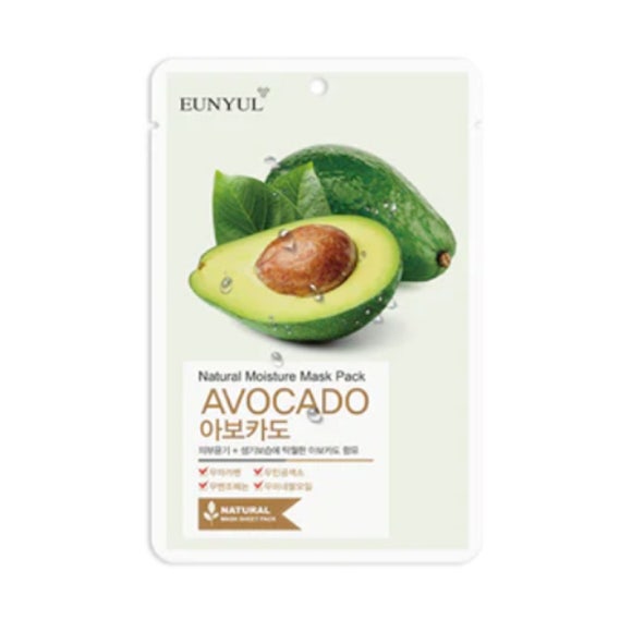 Eunyul Natural Mask Pack 10 видов (13 вариантов) Avocado 10PCS