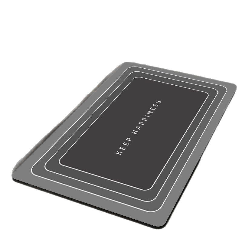 Modern Simple Bathroom Floor Mat, Soft Diatom Mud, Door Mat, Water Absorption And Non-Slip Toilet Floor Mat, Toilet Door Mat