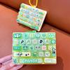 Panda 26 Keys Keyboard Keychain Cartoon Keyboard Clicker Keychain  Backpack Decor