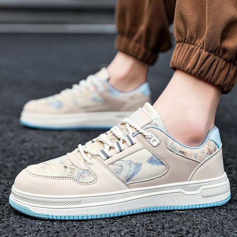 Men’s Jogging Sports Shoes Casual Street Style Running Sneakers Students Large Plus Size Skate Boarding Shoes