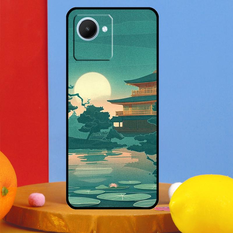Japanese Style Art Japan For Realme 15 Pro 10 11 12 13 14 Pro Plus GT6 GT7 C61 C67 C63 C71 C55 C51 C65 C53 C75 Case