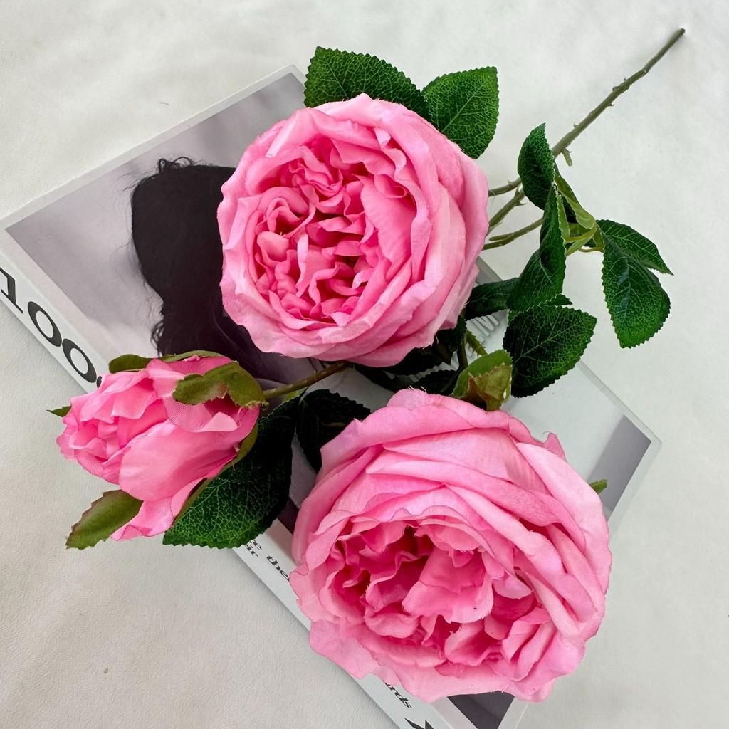 Flower Artificial Rose Wedding Hotel Restaurant Room Decoration Ornament Desktop