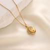 Collana con Ciondolo Portafoto a Forma di Cuore Ovale Apribile in Acciaio Inossidabile per Donna Gioielli Moda Vintage Regali