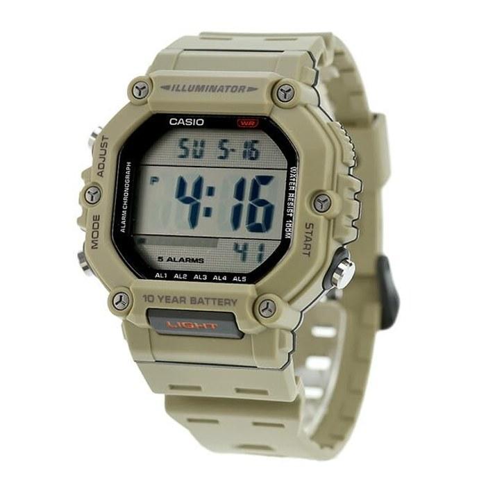 [Casio Cheap Casio] AE-1600H-5AV Digital Quartz Men s Watch, Beige