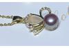 Elegant Summer Korean Style Butterfly Shell Freshwater Pearl Pendant Set for Women (8-9mm), 3-Piece