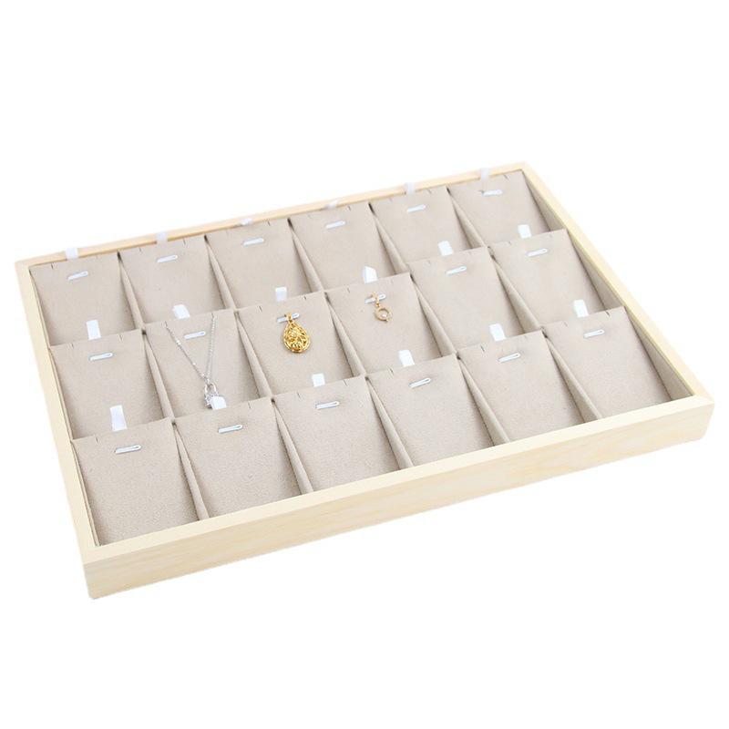 Minimalist Solid Wood Jewelry Display Tray for Rings, Necklaces, Bracelets, Watches, and Bangles