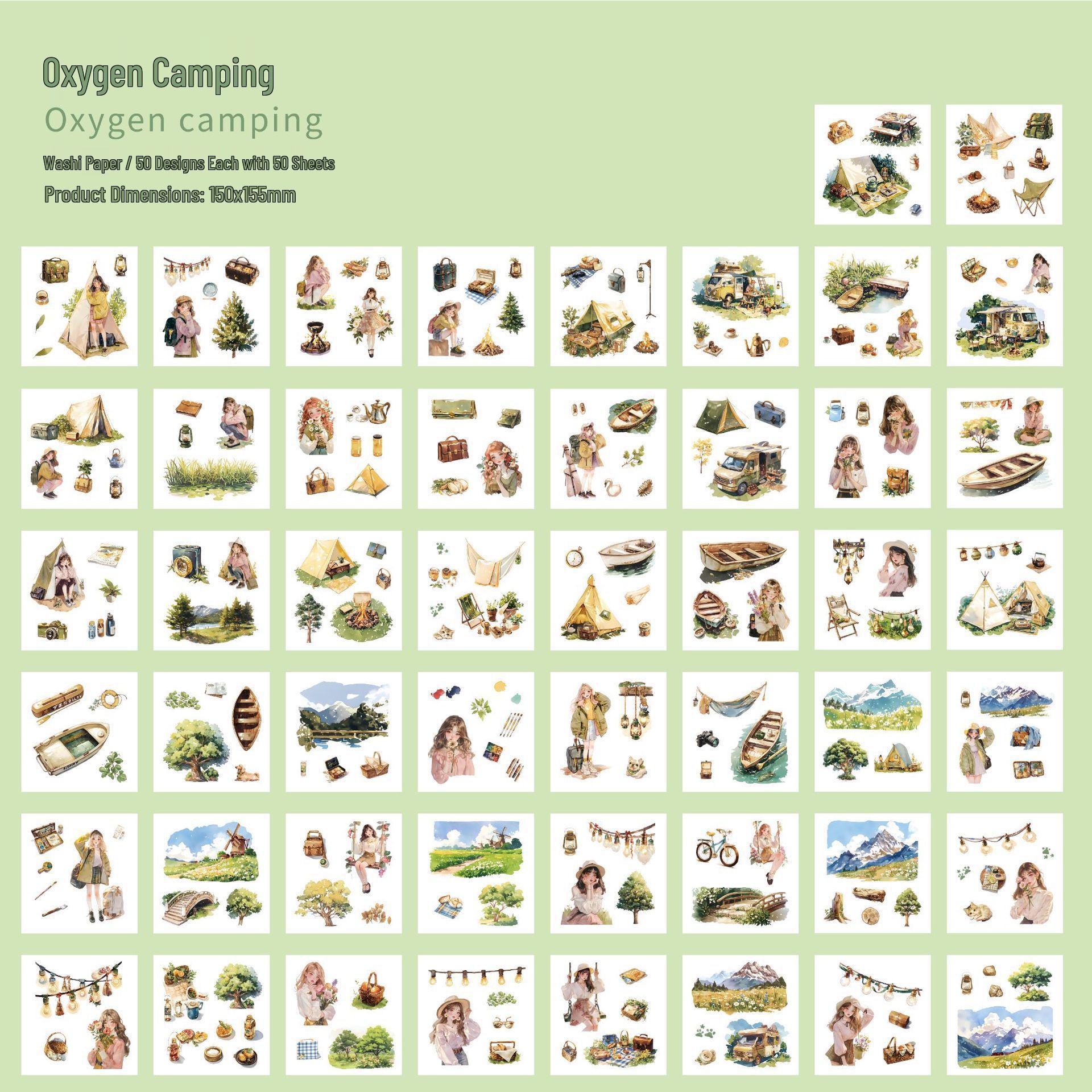 Retro European Style Journal DIY Sticker Book: Dark Shadow Series - 50 Decorative Sheets, 4 Unique Designs