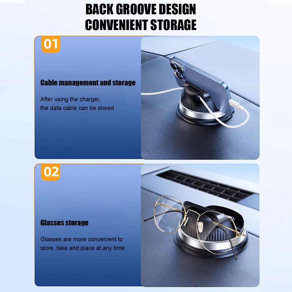 Universal Car Phone Holder 360° Rotation Phone Stand Car Bracket Interior Accessories Auto-Clanp Phone Support Holder