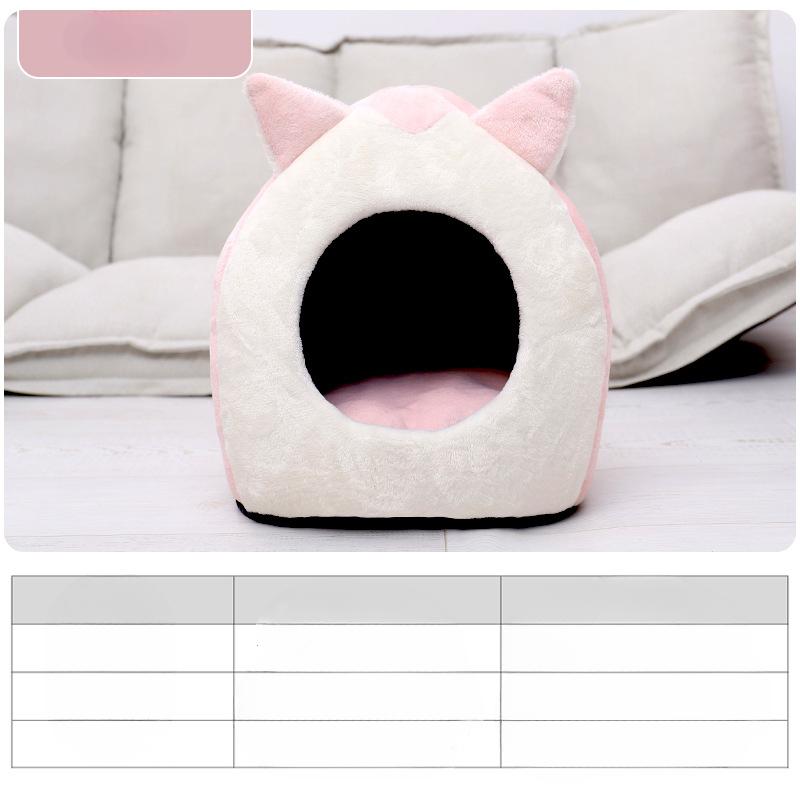 

Подходит для кошек и собак. Четырехсезонный питомник для кошек Jiji Cat House, летняя вилла для кошек. Закрытый питомник для маленьких собак. L 37*34*41cm