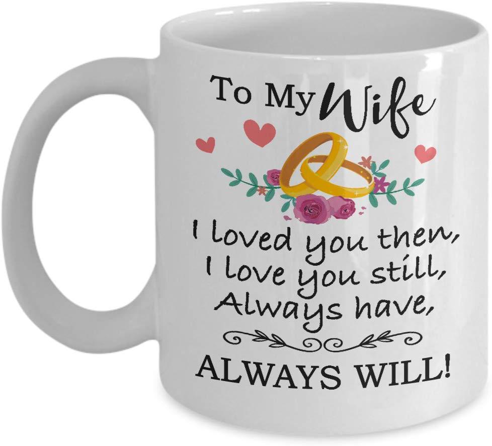To My Gergeous Wife Qixi Festival Valentine'S Day Christmas Gift Ceramic Coffee Mug Mug Wife