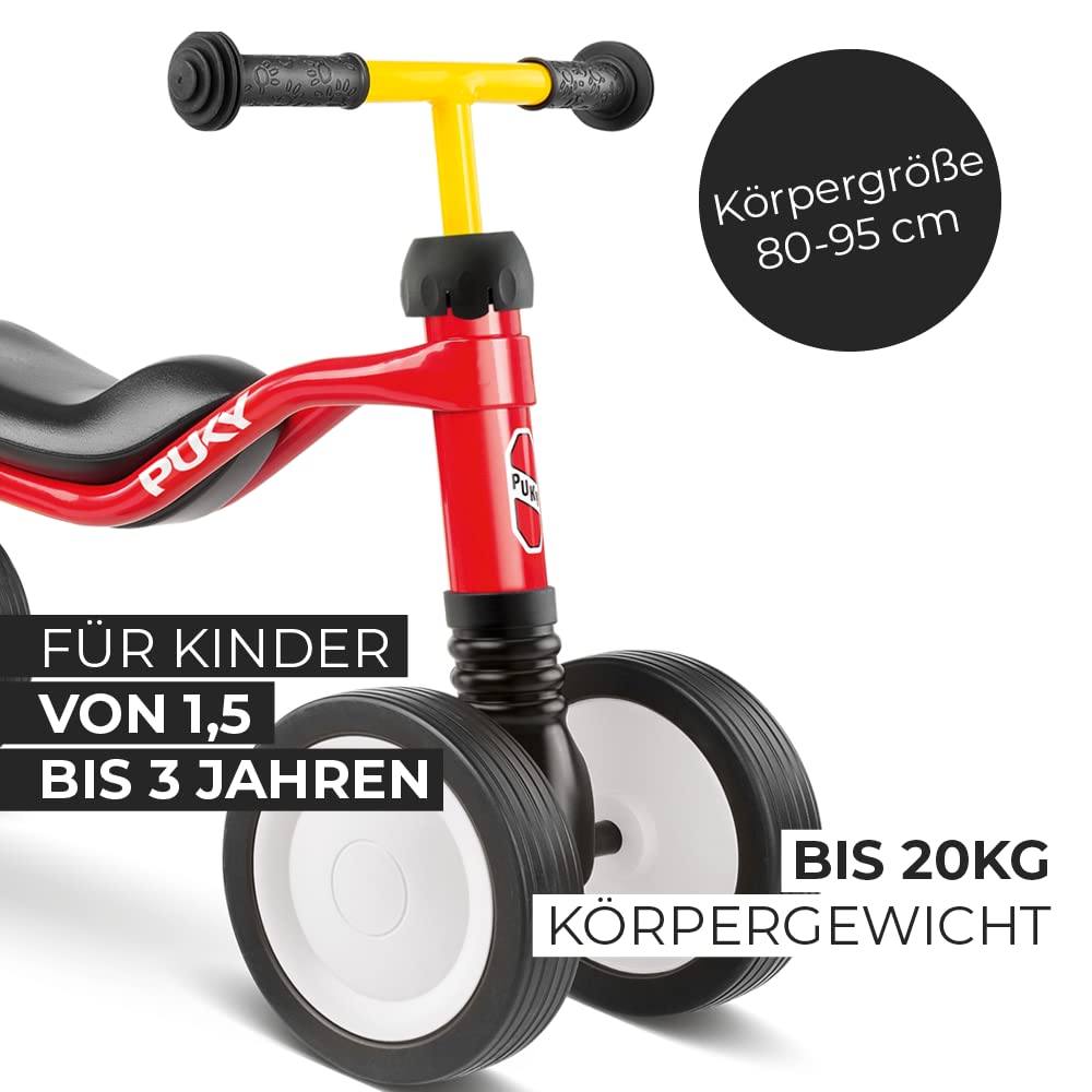 Official Japanese PUKY in the July 2025 issue of Monthly Pukky Wutsch Red 3029 kick bike for ages and up [PUKY Distributor] "Featured Kuyon" 4-wheel