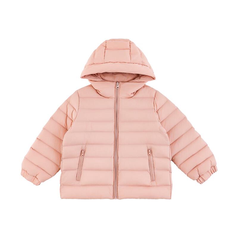 YOYO Girls' 2025 Winter Thermal Lightweight Hooded Duck Down Jacket