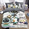 3D Print Cartoon Game Eggy Party Bedding Set Boys Girls Twin Queen King Size Duvet Cover Pillowcase Bed Boys Adult Home Textiles