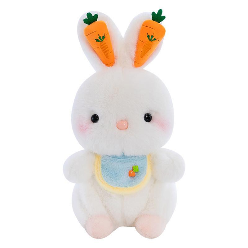 Cute Rabbit Plush Toy Soft Bunny Doll Children's Comforting White Rabbit Birthday Gift Wholesale
