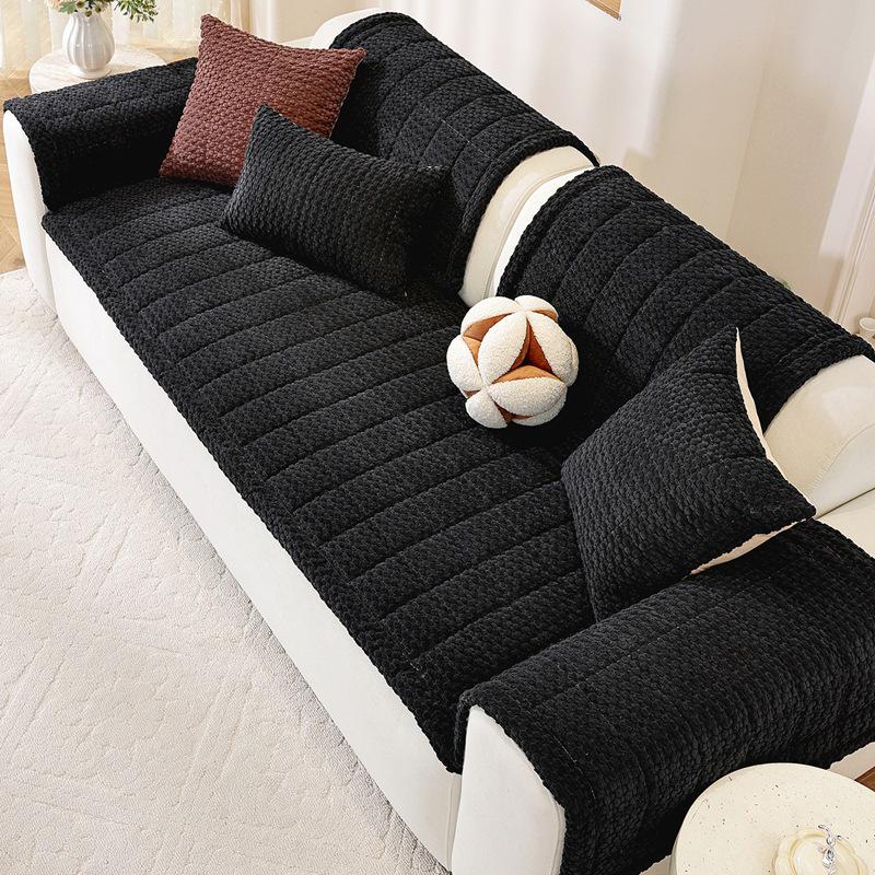 2026 Autumn/Winter Corduroy Non-slip Seat Cushion: Thick, Dirt-resistant Sofa Cover