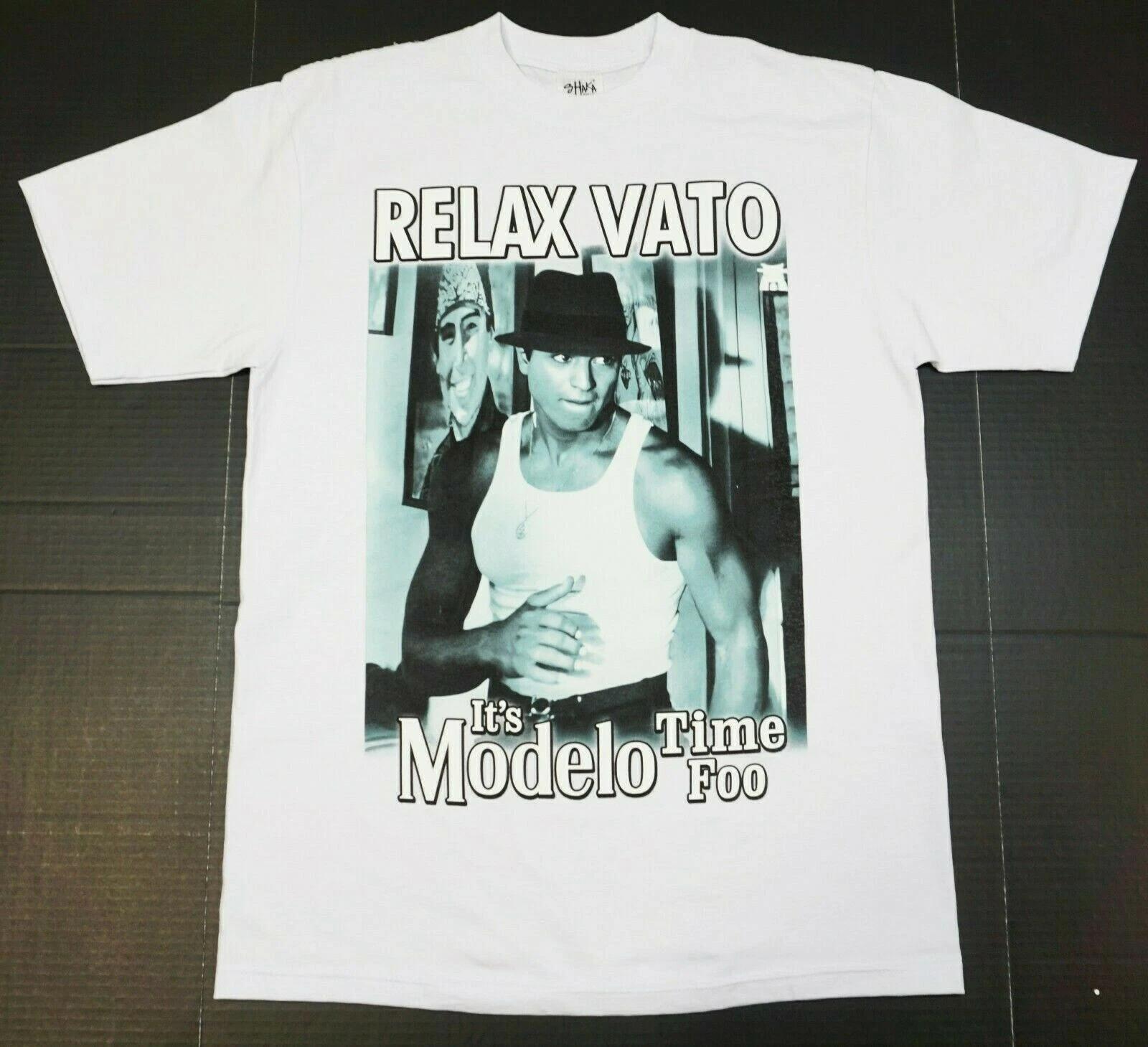 IT S MODELO TIME FOO T-shirt Relax Vato Mexico Cerveza Mexican Beer Tee New 2XL
