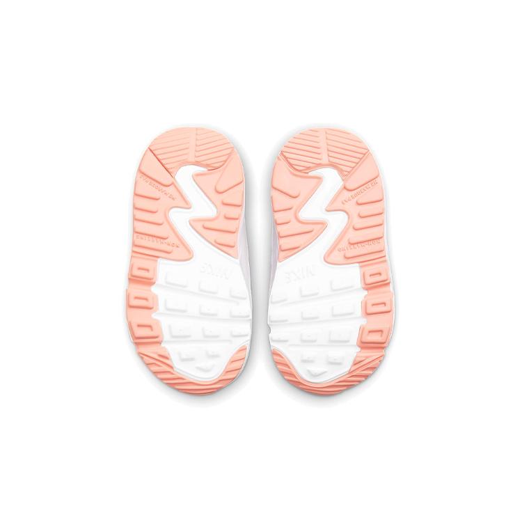 Nike Air Max 90 Toggle Comfortable Round Toe Abrasion Resistant Abrasion Resistant Low Top Toddler Shoes CV0065-102