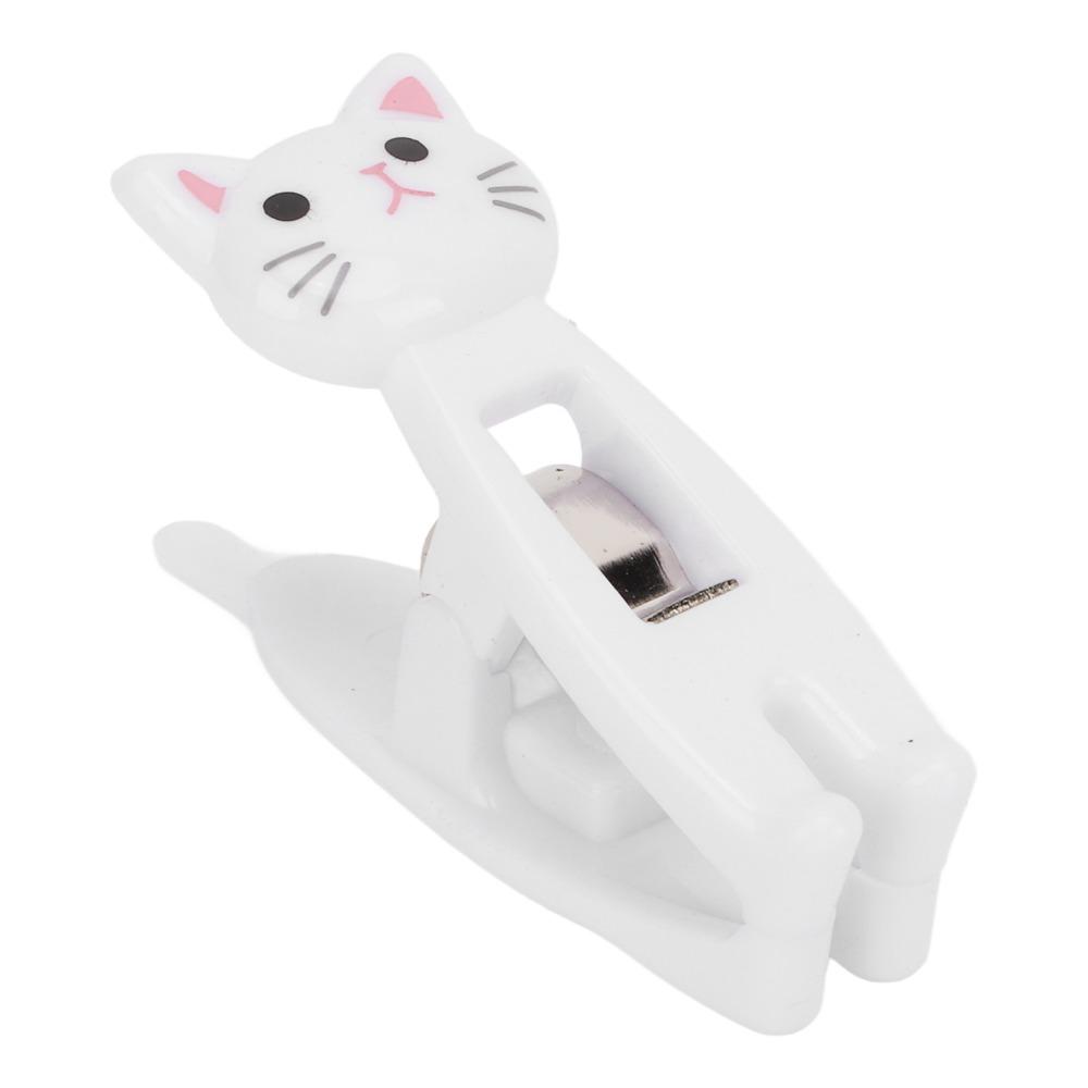 6Pcs Cartoon Shape Cartoon Clips Small Size Sealing Clips Cute Windproof Clips Desk Organizing
