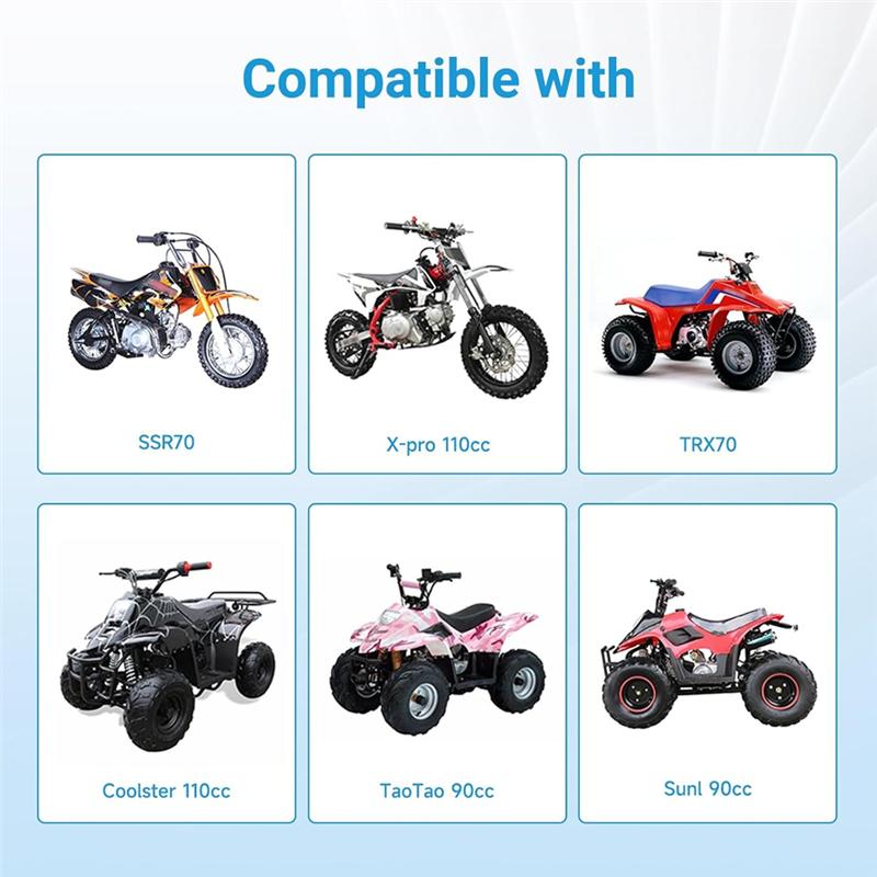 Pit Bike Wiring Harness For 4-Stroke Engine Electric Start For 50Cc 70Cc 90Cc 110Cc Taotao SSR 70 X-Pro 4 Wheelers Parts