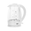 Bollitore elettrico senza fili Teesa, vetro, bianco, 2200W, 1,7L