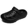 Fashion Summer Men Slippers Comfortable Platform Outdoor Sandals 2025 Beach Slippers Flip Flops Male Indoor Home Slides Bathroom Shoes