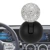 Car Push To Start Button Locker, Diamond Studded Car One-Touch Start Rocker Ball, Decorative