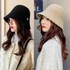 Wave Knit Bucket Hat Brimless Sparkly Women's Hat