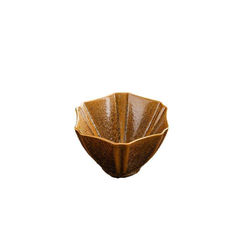Coarse Pottery Master Cup Single Cup Women'S Ceramic Teacup Kung Fu Tea Set Household Tea Cup Small Cup Chinese Tea Cup Jianzhan