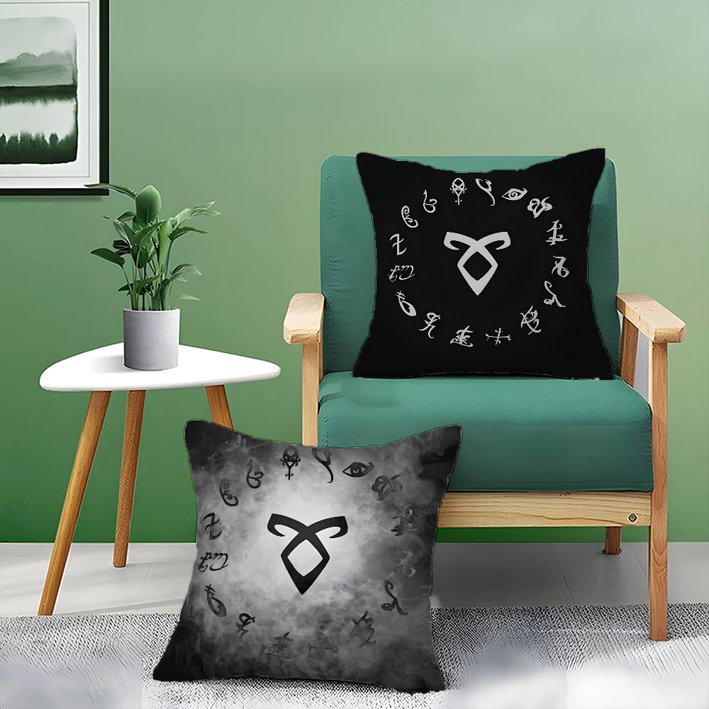Hot TV Series S-Shadowhunters-MT Pillow Case Printed Brushed Fleece Pillow Baby Skin-Touch Eco-Friendly Dye-Sublimat