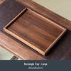 Walnut Wood Rectangular Tea Tray