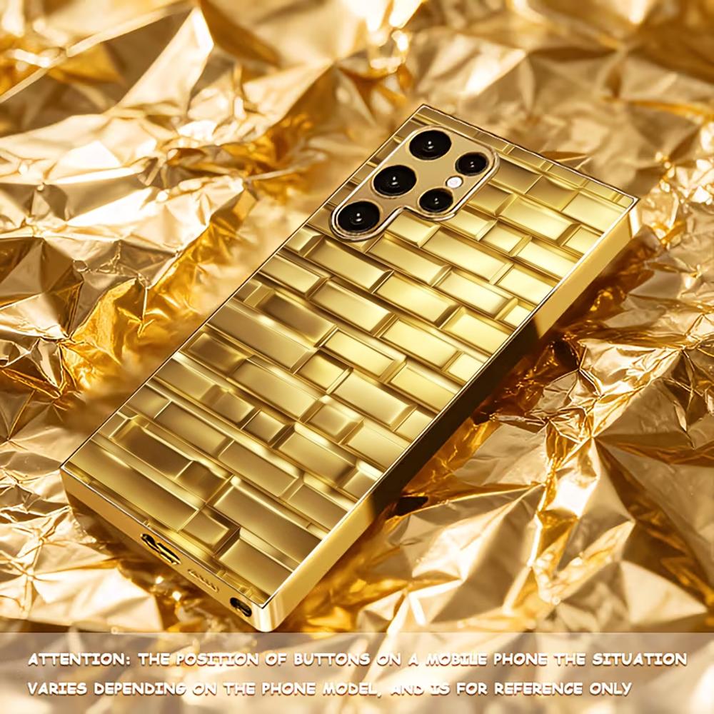 Modna Atmosfera Prostota Wysokiej Jakości Galwanizowana Szklana Kabura na Telefon dla Samsung Galaxy S26 S25 S24 S23 S22 S21 FE, Ultra, Plus