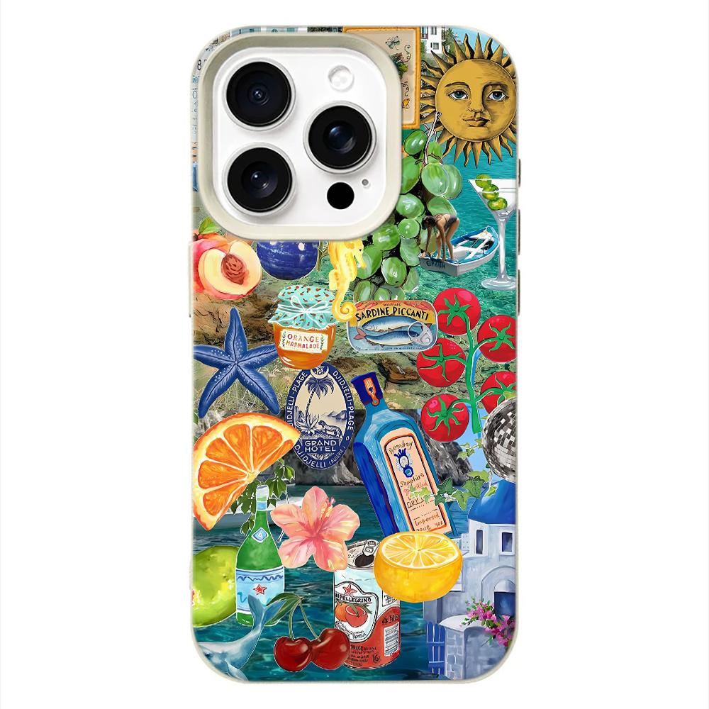 Colorful World Phone Case For IPhone 17 16 15 Plus 11 13 12 14 Pro Max 16e 17 Air Soft Silicone Cover Shockproof Cases