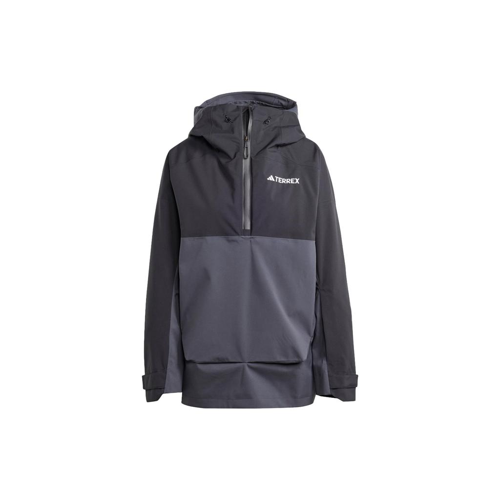 Adidas Xperior 2L Căptușită Rain.Rdy Anorak Color Block Logo Sporturi în Aer Liber Jachetă de Schi cu Glugă Femei Jachetă Negru IB4229