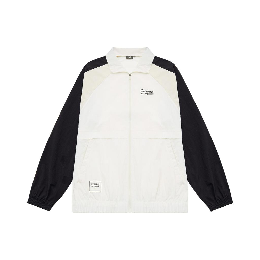 New Balance Jackets Men's White Stand Collar Moderate Other 5AD37571-WT