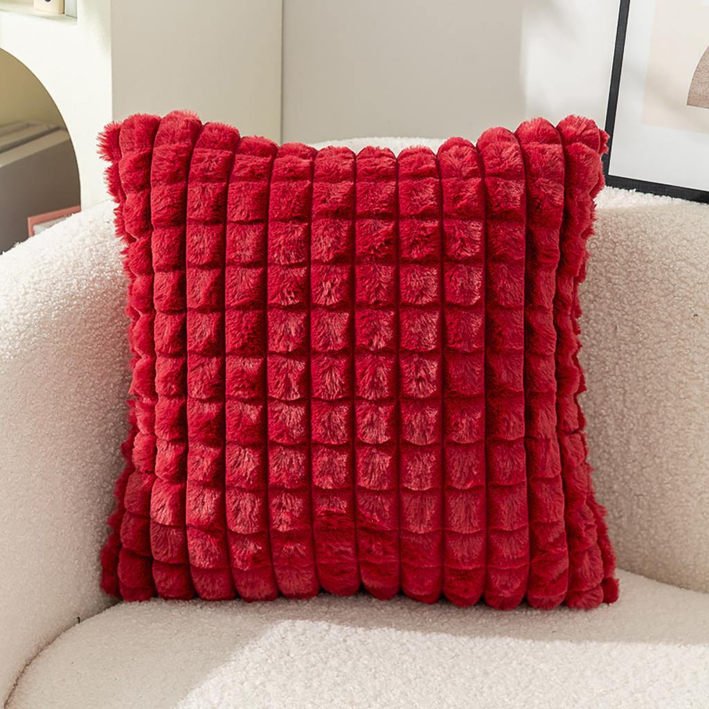 New Year Pillowcase Soft Plushie Throw Pillow Cover Soft Comfortable Cushion Cover for Home Decoration