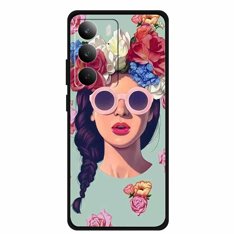 TPU Phone Case For Realme C75 C75X 4G Soft Silicone Cases Back Cartoon Patterns Cover Funda C 75 RMX3941 Fashion Luxury Bumper