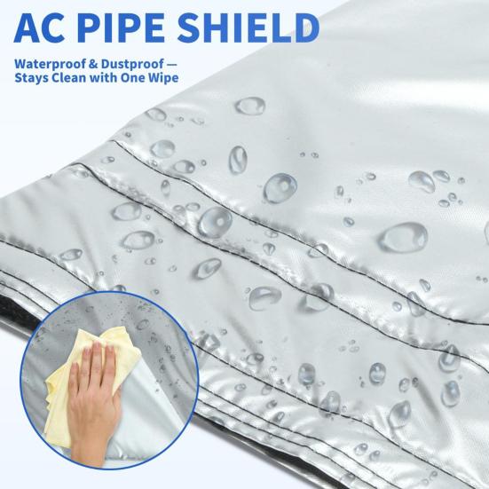 Portable AC Hose Insulation Sleeve Flexible Design Universal Easy to Install AC