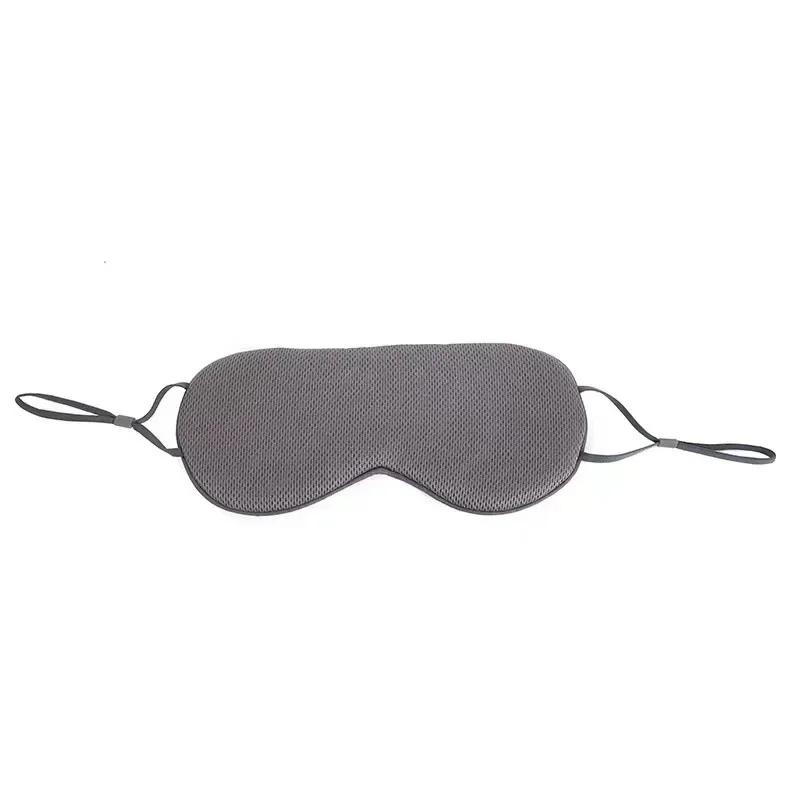 Sleep Mask Warm Cold Dual-Use Soft Silk Eye Mask Night Blackout Blindfold Eye Shade with Adjustable Elastic Strap Travel Shade