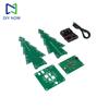 Stereo Christmas Tree Electronic DIY Kit Colorful Flashing 37‑LED Lights USB & AA Battery Holiday Desktop Ornament STEM Project