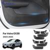 Car Door Anti Kick Mat Sticker For Volvo EX30  2024 2025 Door Protector Interior Mat Decorative Foot Mats