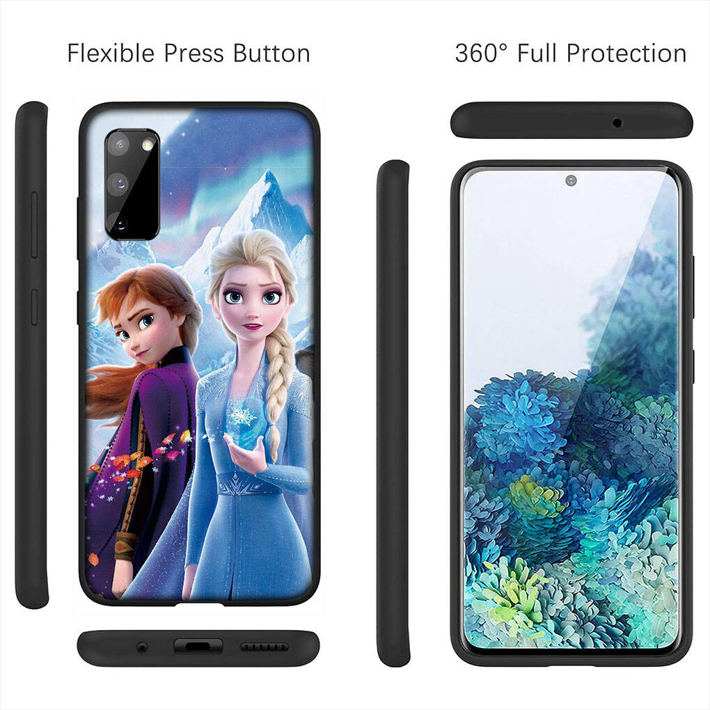 for Motorola Moto Edge 70 60 50 G54 G05 G86 Samsung Galaxy S25 iPhone 17 16 15 Xiaomi Redmi Note 14 13 Pro Max Phone Case Anime Elsa Anna Olaf Cover