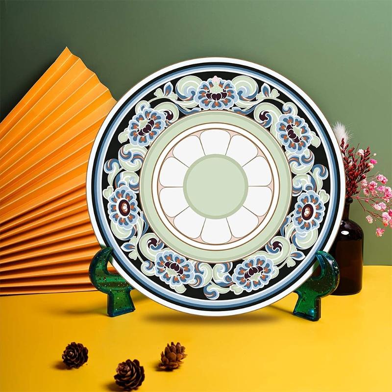 Silicone Plate Holder Casting Molds Table Storage Stand Easels Plate Mold Epoxy Resin Pictures Frame Display Stand Mold