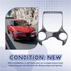 For Alfa Romeo Giulia Stelvio 2017- Carbon Fiber Gear Shift Panel Multimedia Buttons Frame Sticker Decoration-M53K