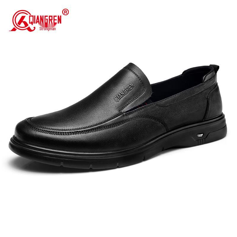 Мужские кожаные мокасины Strong Man в стиле business casual 46