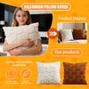 New Pumpkin Pillow HalloweenRabbitFur Plush PillowcaseAutumn Sofa Cushion Cushion