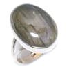 Natural Labradorite Gemstone Handmade 925 Solid Silver Jewelry Ring Size 7 I2r14
