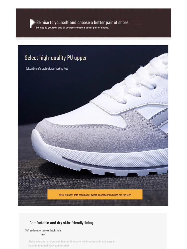 HF666 Women's Forrest Gump Shoes - Breathable, Versatile Spring/Summer 2025 Trendy Casual Sneakers