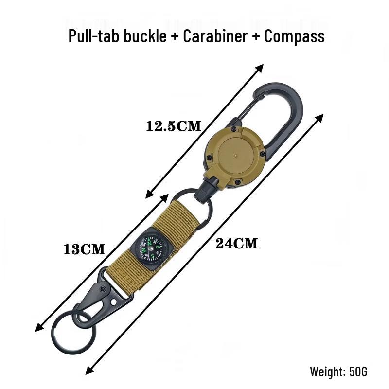 Tolex Outdoor Retractable Key Clip
